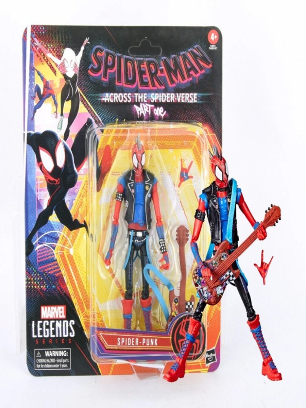 Hasbro Marvel Legends Spider-Man Spider-Punk 6" Action Figure Dented Package